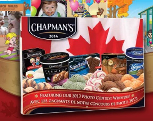 Free 2014 Chapman's Ice Cream Calendar | Free Stuff Finder Canada